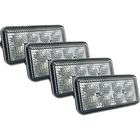 Tiger Lights Complete LED Light Kit For Kubota SVL65-2, SVL65-2C V0511-53510; KUBOTAKIT-1